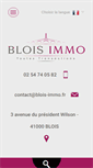 Mobile Screenshot of blois-immo.fr